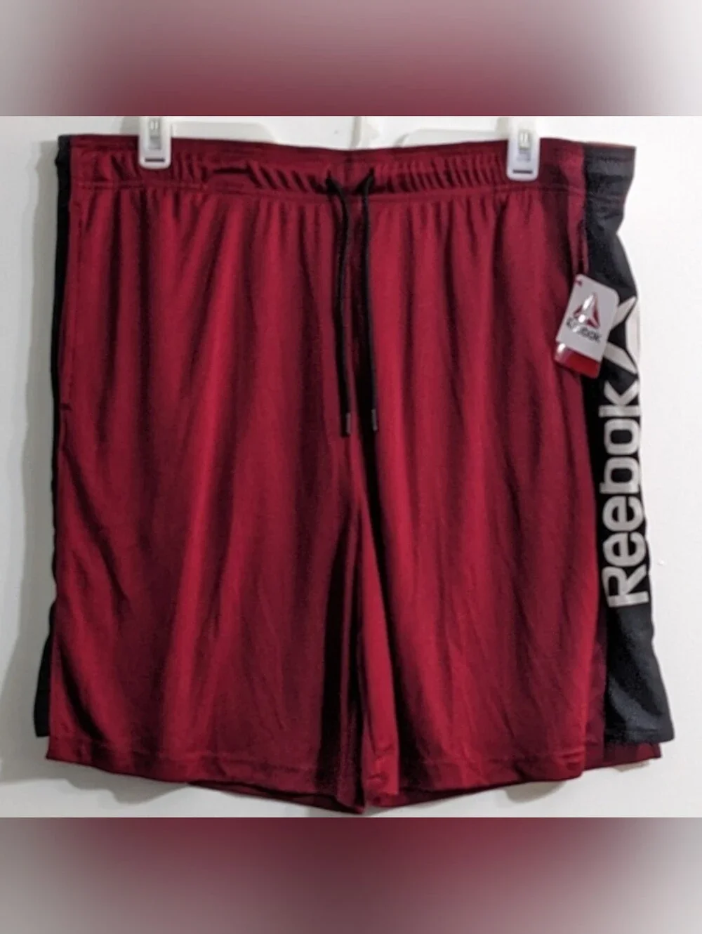 Reebok Men's Red Active Knit Training Shorts, Size 3XL, New With Tag